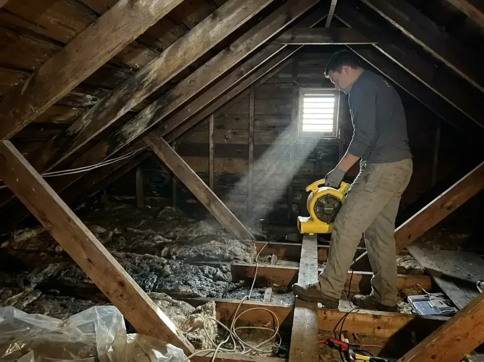 attic-water-damage-drying-proc-007 — frequently asked questions, Emergency Water Extraction & 24/7 Flood Response in Wilmett…